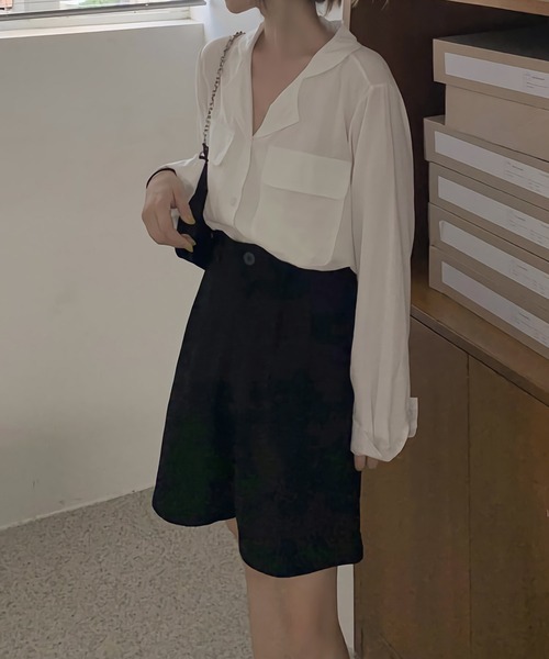 Dita Muaj.（ディータムアージュ）の「ミニマルハーフパンツ（その他パンツ・レディース・ブラック/サンドベージュ・S/M/L）」の16枚目の写真