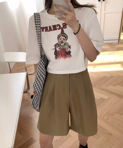 Dita Muaj.（ディータムアージュ）の「ミニマルハーフパンツ（その他パンツ・レディース・ブラック/サンドベージュ・S/M/L）」の7枚目の写真