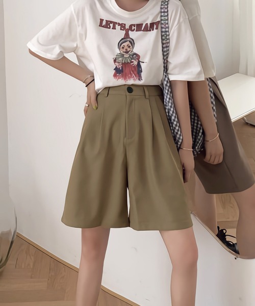 Dita Muaj.（ディータムアージュ）の「ミニマルハーフパンツ（その他パンツ・レディース・ブラック/サンドベージュ・S/M/L）」の5枚目の写真