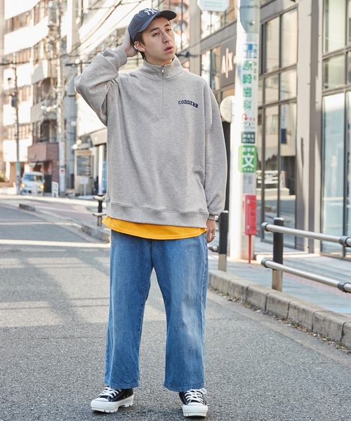 いまだけ値下▶*p(R)ojectR® ロゴハーフジップ スウェットL p(R)ojectR® ロゴハーフジップ スウェットL エクストララージ