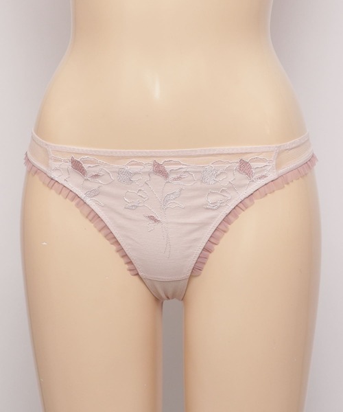 Chut！ INTIMATES（シュットインティメイツ）の「シアーライトブラ ストリングショーツ (C372)（ショーツ・レディース・ライトグレー/ライトピンク/ネイビー・M/L）」の9枚目の写真