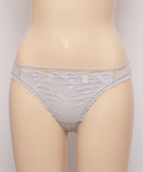 Chut！ INTIMATES（シュットインティメイツ）の「シアーライトブラ ストリングショーツ (C372)（ショーツ・レディース・ライトグレー/ライトピンク/ネイビー・M/L）」の10枚目の写真
