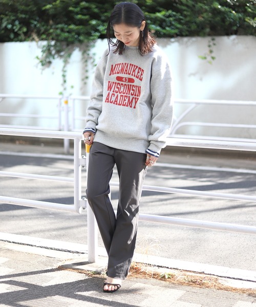 SLOBE IENA（スローブイエナ）の「【Champion / チャンピオン】ロゴスエット◆（スウェット・レディース・ライトグレー/アイボリー・FREE）」の13枚目の写真