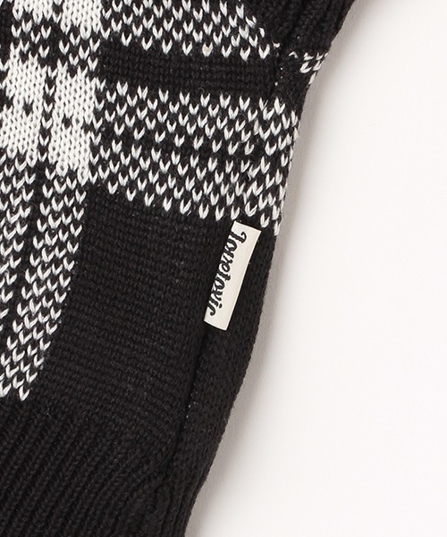 LOVETOXIC（ラブトキシック）の「チェックニットベスト（ベスト・キッズ・ブラック/ベージュ・S/M/SS/L）」の8枚目の写真