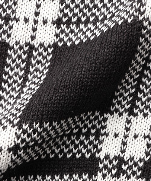 LOVETOXIC（ラブトキシック）の「チェックニットベスト（ベスト・キッズ・ブラック/ベージュ・S/M/SS/L）」の9枚目の写真