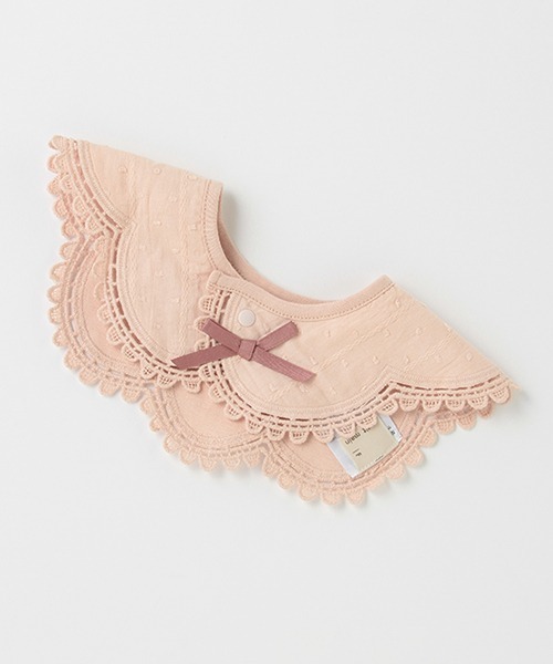 petit main（プティマイン）の「スカラップつけ衿風スタイ（スタイ/よだれかけ・キッズ・ブルーグレー/ライトピンク/オフホワイト・FREE）」の9枚目の写真