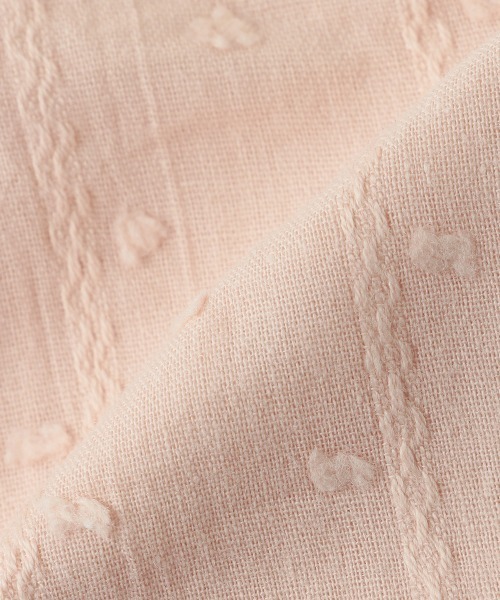 petit main（プティマイン）の「スカラップつけ衿風スタイ（スタイ/よだれかけ・キッズ・ブルーグレー/ライトピンク/オフホワイト・FREE）」の12枚目の写真