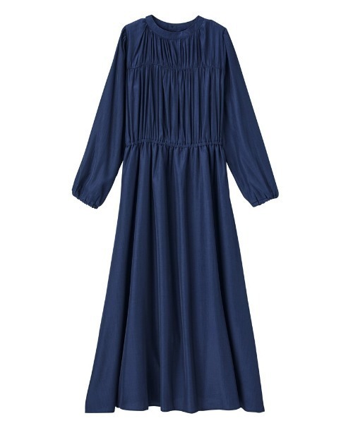 GeeRA(ジーラ)の「バックリボン&ボタン大人ワンピース(ワンピース・レディース・ネイビー/ピンク・MEDIUM/LARGE/X-LARGE)」の3枚目の写真