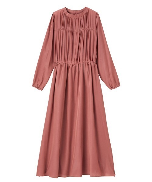 GeeRA(ジーラ)の「バックリボン&ボタン大人ワンピース(ワンピース・レディース・ネイビー/ピンク・MEDIUM/LARGE/X-LARGE)」の4枚目の写真