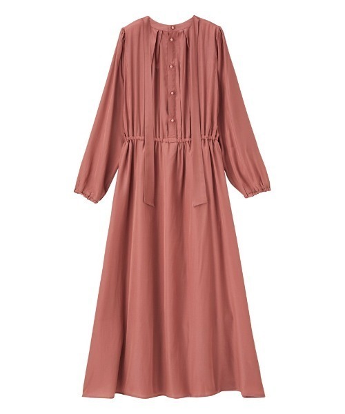 GeeRA(ジーラ)の「バックリボン&ボタン大人ワンピース(ワンピース・レディース・ネイビー/ピンク・MEDIUM/LARGE/X-LARGE)」の6枚目の写真
