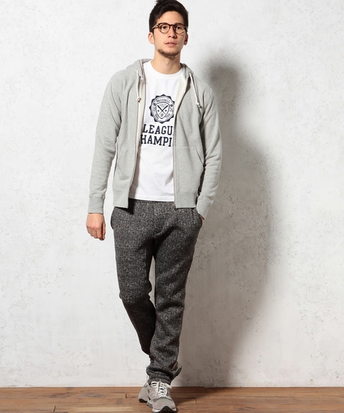 green label relaxing（グリーンレーベルリラクシング）の「US/C URAKE ZIP パーカーL/S◆（パーカー・メンズ・グレー/ネイビー/ホワイト・SMALL/MEDIUM/LARGE）」の8枚目の写真