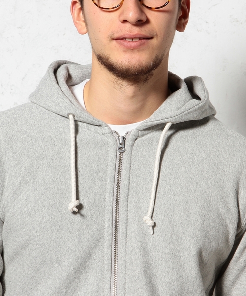 green label relaxing（グリーンレーベルリラクシング）の「US/C URAKE ZIP パーカーL/S◆（パーカー・メンズ・グレー/ネイビー/ホワイト・SMALL/MEDIUM/LARGE）」の9枚目の写真