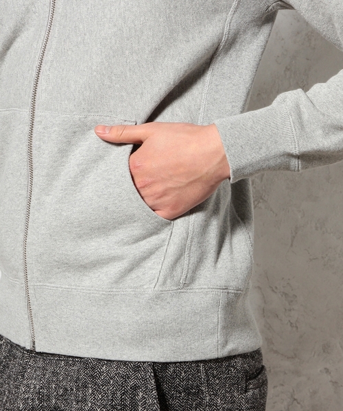 green label relaxing（グリーンレーベルリラクシング）の「US/C URAKE ZIP パーカーL/S◆（パーカー・メンズ・グレー/ネイビー/ホワイト・SMALL/MEDIUM/LARGE）」の10枚目の写真