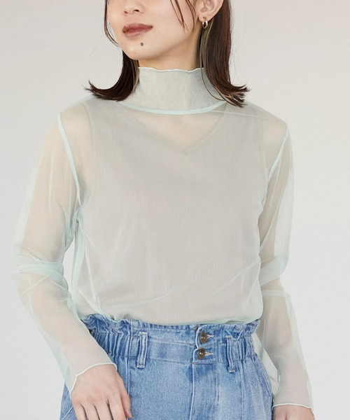 Green　Parks（グリーンパークス）の「シアータートル＊（Tシャツ/カットソー・レディース・ブラウン系その他4/ブルー/グリーン/ベージュ/サックスブルー/イエロー/ブルー系その他2・FREE）」の5枚目の写真