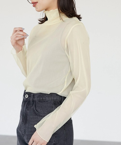 Green　Parks（グリーンパークス）の「シアータートル＊（Tシャツ/カットソー・レディース・ブラウン系その他4/ブルー/グリーン/ベージュ/サックスブルー/イエロー/ブルー系その他2・FREE）」の7枚目の写真