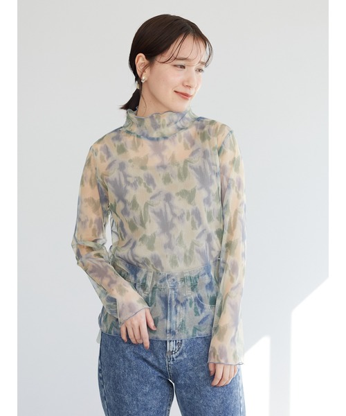 Green　Parks（グリーンパークス）の「シアータートル＊（Tシャツ/カットソー・レディース・ブラウン系その他4/ブルー/グリーン/ベージュ/サックスブルー/イエロー/ブルー系その他2・FREE）」の6枚目の写真