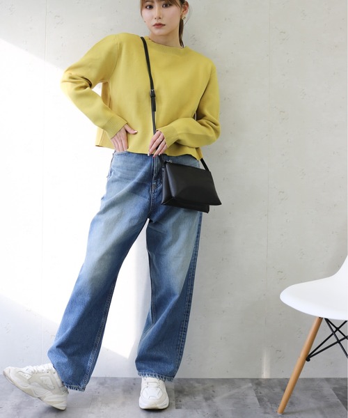 Per sist ence(パーシエンス)の「Per sist ence/パーシエンス PUシンプルライトショルダーバッグ(ショルダーバッグ・レディース・ブラック/モカ/ライトグレー・FREE)」の9枚目の写真