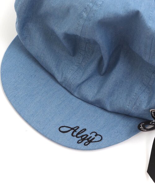 algy（アルジー）の「レースアップキャスベレー（ハンチング/ベレー帽・キッズ・ブラック/ベージュ/インディゴブルー・SMALL/MEDIUM）」の13枚目の写真