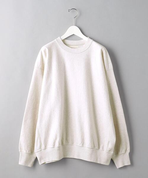 blurhms（ブラームス）の「＜blurhms (ブラームス)＞ CREW-NECK P/O/スウェット（スウェット・メンズ・ライトグレー/オリーブ・2/3）」の2枚目の写真