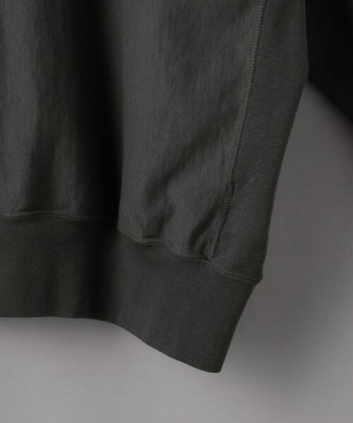 blurhms（ブラームス）の「＜blurhms (ブラームス)＞ CREW-NECK P/O/スウェット（スウェット・メンズ・ライトグレー/オリーブ・2/3）」の3枚目の写真