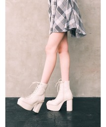 ENVYM | ハイアンクルレースアップブーツ(ブーツ)