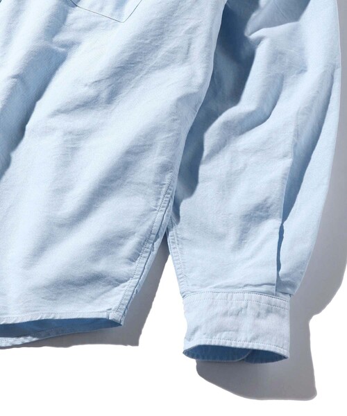 FREAK'S STORE（フリークスストア）の「FREAK'S STORE/フリークスストア ビックシルエット オックスフォード L/S ボタンダウンシャツ/ロングスリーブ（シャツ/ブラウス・メンズ・その他9/ピンク/ブルー/ホワイト・LARGE/MEDIUM）」の21枚目の写真