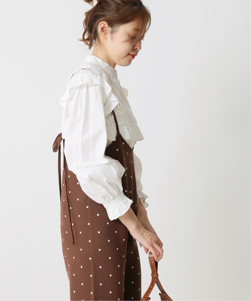 U by SPICK&SPAN(ユーバイスピックアンドスパン)の「≪追加≫ピンタックフリルブラウス2◆(シャツ/ブラウス・レディース・ホワイト/ネイビー・FREE)」の19枚目の写真