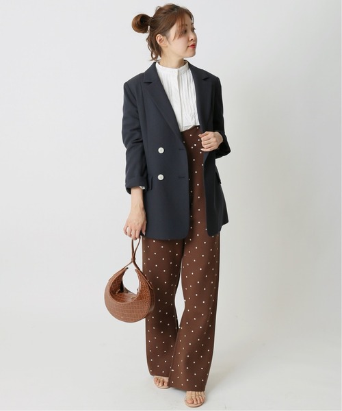 U by SPICK&SPAN(ユーバイスピックアンドスパン)の「≪追加≫ピンタックフリルブラウス2◆(シャツ/ブラウス・レディース・ホワイト/ネイビー・FREE)」の20枚目の写真