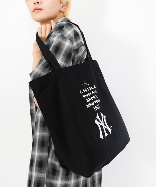 MLB（メジャーリーグベースボール）の「【MLB / メジャーリーグベースボール】チームロゴ トートバッグ（トートバッグ・メンズ・ブラック/ブラウン/ブルー/グリーン/ホワイト/ブラウン系その他/ブラック系その他・ONESIZE）」の4枚目の写真