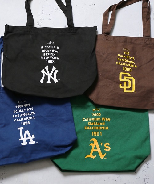 MLB（メジャーリーグベースボール）の「【MLB / メジャーリーグベースボール】チームロゴ トートバッグ（トートバッグ・メンズ・ブラック/ブラウン/ブルー/グリーン/ホワイト/ブラウン系その他/ブラック系その他・ONESIZE）」の21枚目の写真