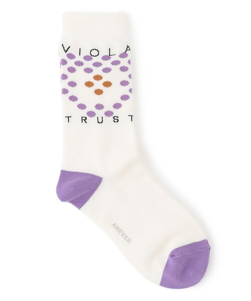 ANEVER（アンエバー）の「【BURNET】DOT FLOWER ソックス（ソックス/靴下・レディース・ホワイト/パープル/ネイビー/レッド/ピンク/イエロー/オレンジ/ブルー/グリーン/ブルー系その他/ピンク系その他/ローズ・F）」の13枚目の写真