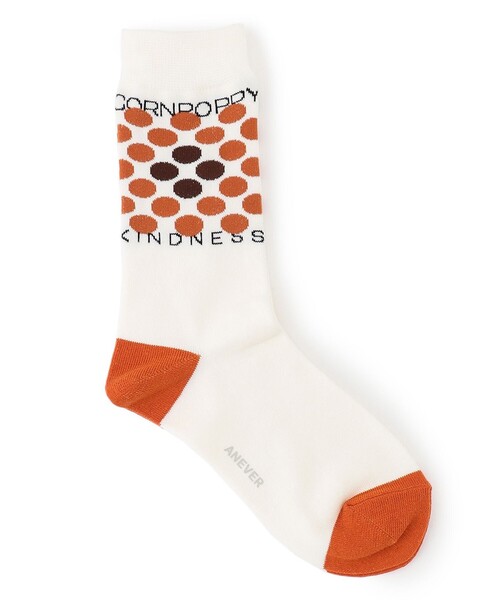 ANEVER（アンエバー）の「【BURNET】DOT FLOWER ソックス（ソックス/靴下・レディース・ホワイト/パープル/ネイビー/レッド/ピンク/イエロー/オレンジ/ブルー/グリーン/ブルー系その他/ピンク系その他/ローズ・F）」の16枚目の写真