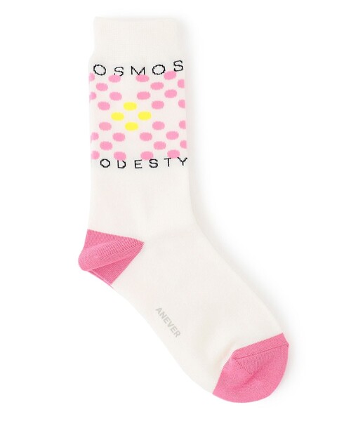 ANEVER（アンエバー）の「【BURNET】DOT FLOWER ソックス（ソックス/靴下・レディース・ホワイト/パープル/ネイビー/レッド/ピンク/イエロー/オレンジ/ブルー/グリーン/ブルー系その他/ピンク系その他/ローズ・F）」の21枚目の写真