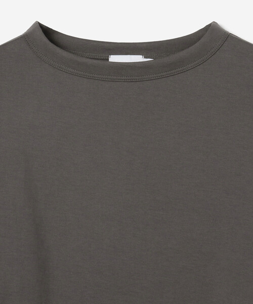 handvaerk（ハンドバーク）の「handvaerk | 60/2 ボトルネックTシャツ WOMEN（Tシャツ/カットソー・レディース・グレイッシュベージュ/ブラック/Nat/グレー/ダークグレー/ホワイト/ネイビー/ライトグレー・SMALL）」の9枚目の写真