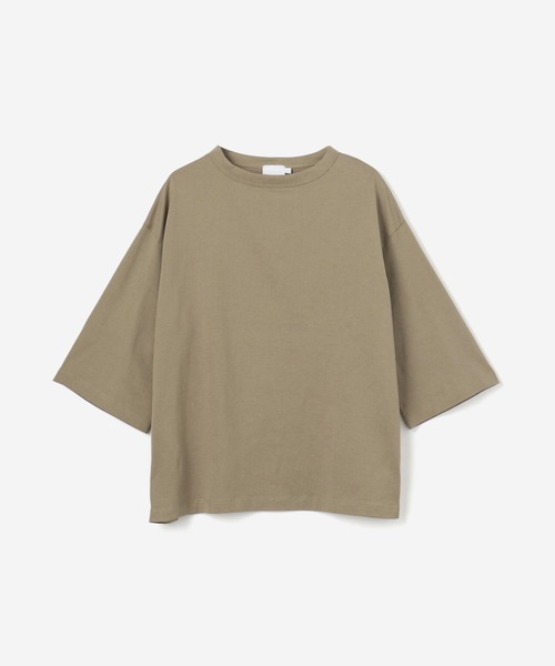 handvaerk（ハンドバーク）の「handvaerk | 60/2 ボトルネックTシャツ WOMEN（Tシャツ/カットソー・レディース・グレイッシュベージュ/ブラック/Nat/グレー/ダークグレー/ホワイト/ネイビー/ライトグレー・SMALL）」の6枚目の写真