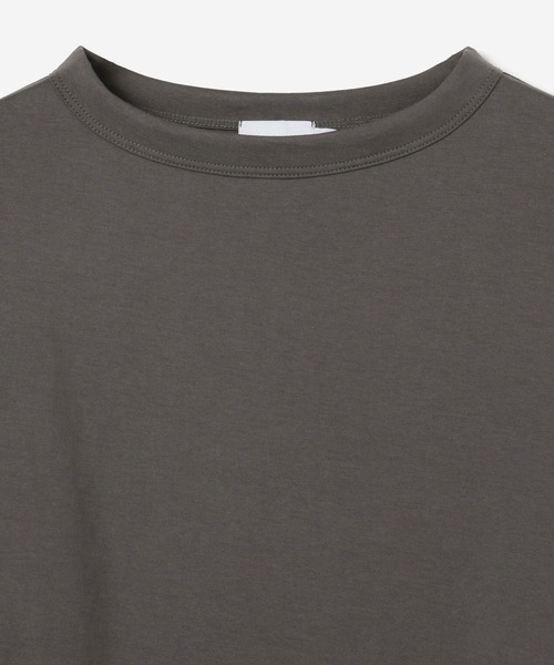 handvaerk（ハンドバーク）の「handvaerk | 60/2 ボトルネックTシャツ WOMEN（Tシャツ/カットソー・レディース・グレイッシュベージュ/ブラック/Nat/グレー/ダークグレー/ホワイト/ネイビー/ライトグレー・SMALL）」の20枚目の写真