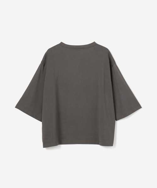 handvaerk（ハンドバーク）の「handvaerk | 60/2 ボトルネックTシャツ WOMEN（Tシャツ/カットソー・レディース・グレイッシュベージュ/ブラック/Nat/グレー/ダークグレー/ホワイト/ネイビー/ライトグレー・SMALL）」の19枚目の写真