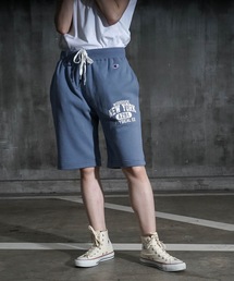 【CHAMPION/チャンピオン】コットンUSAカレッジプリント スウェットショーツ
