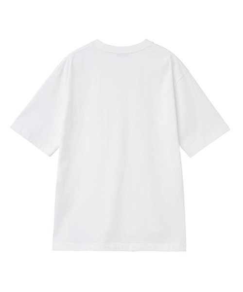 CLANE（クラネ）の「UNEVEN SIDE SLIT T-SHIRT（Tシャツ/カットソー・レディース・ホワイト/ベージュ・1/2）」の21枚目の写真