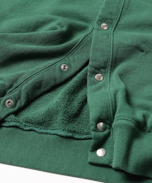 Jieda(ジエダ)の「SNAP BUTTON HOODIE(パーカー・メンズ・オフホワイト/グリーン/ブラック/グレー・1/2)」の16枚目の写真