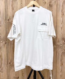 AVIREX | フェイドウォッシュ ルーズ フィット ミリタリーポケット半袖Tシャツ(Tシャツ/カットソー)