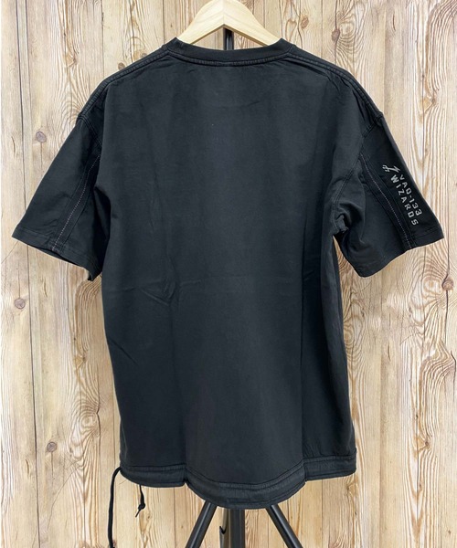 AVIREX(アヴィレックス)の「フェイドウォッシュ ルーズ フィット ミリタリーポケット半袖Tシャツ(Tシャツ/カットソー・メンズ・カーキ/ブラック/オリーブ/オフホワイト・XL/M/XXL/L)」の7枚目の写真