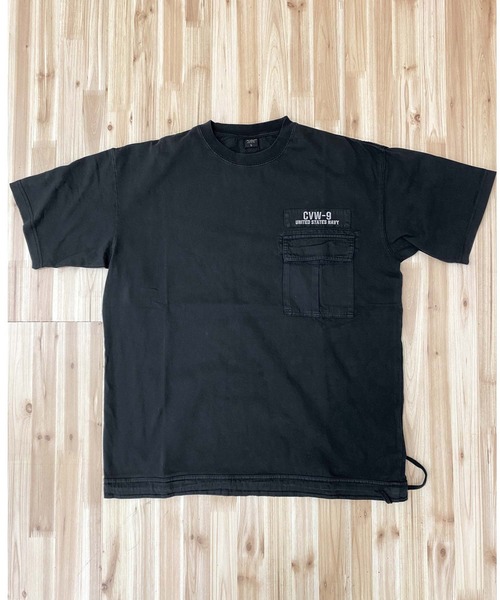 AVIREX(アヴィレックス)の「フェイドウォッシュ ルーズ フィット ミリタリーポケット半袖Tシャツ(Tシャツ/カットソー・メンズ・カーキ/ブラック/オリーブ/オフホワイト・XL/M/XXL/L)」の10枚目の写真