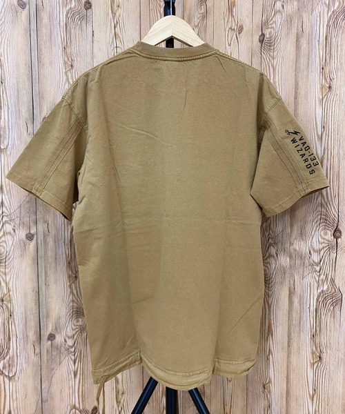 AVIREX(アヴィレックス)の「フェイドウォッシュ ルーズ フィット ミリタリーポケット半袖Tシャツ(Tシャツ/カットソー・メンズ・カーキ/ブラック/オリーブ/オフホワイト・XL/M/XXL/L)」の15枚目の写真