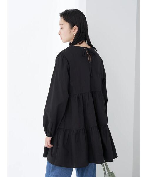 earth music&ecology（アースミュージックアンドエコロジー）の「ティアードチュニック（Tシャツ/カットソー・レディース・ホワイト/ブラック・FREE）」の20枚目の写真