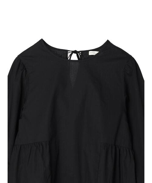 earth music&ecology（アースミュージックアンドエコロジー）の「ティアードチュニック（Tシャツ/カットソー・レディース・ホワイト/ブラック・FREE）」の8枚目の写真