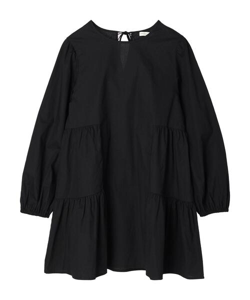 earth music&ecology（アースミュージックアンドエコロジー）の「ティアードチュニック（Tシャツ/カットソー・レディース・ホワイト/ブラック・FREE）」の14枚目の写真