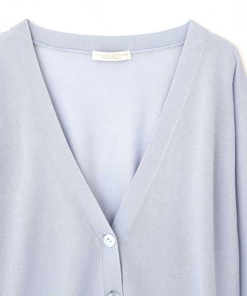 PROPORTION BODY DRESSING（プロポーションボディドレッシング）の「シアーカラーカーデ / 1212174404（カーディガン/ボレロ・レディース・ブルー/ライトグリーン/オレンジ・FREE）」の10枚目の写真