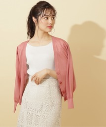 PROPORTION BODY DRESSING | シアーカラーカーデ / 1212174404(カーディガン/ボレロ)