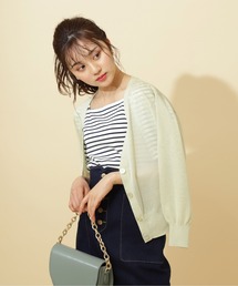 PROPORTION BODY DRESSING | シアーカラーカーデ / 1212174404(カーディガン/ボレロ)